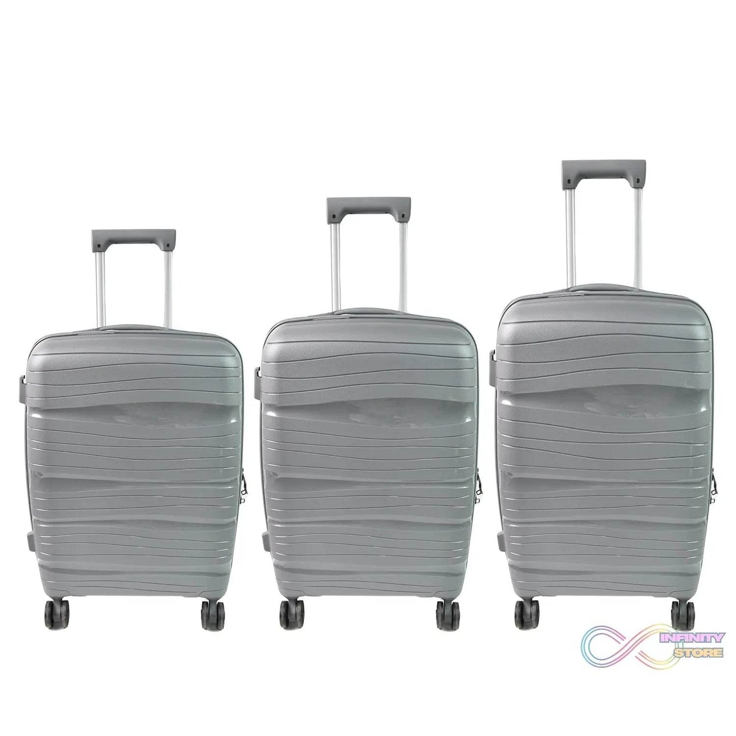 Big 3 in 1 Luggage with Wheels Travel suitcases Set (3 Pcs Set / Different Size) - infinityexculsivestore.com