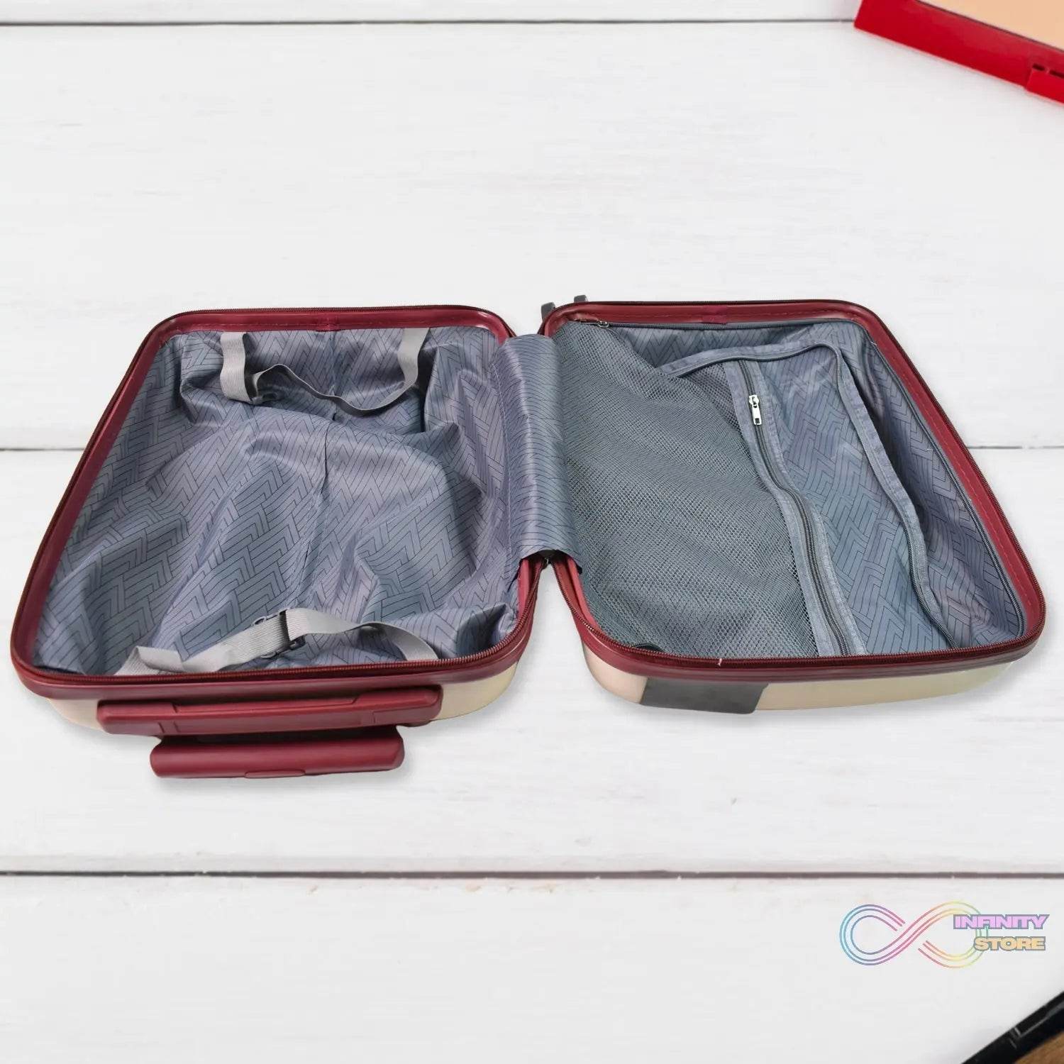 Big 4 in 1 Luggage with Wheels Travel suitcases Set (4 Pcs Set / Different Size) - infinityexculsivestore.com