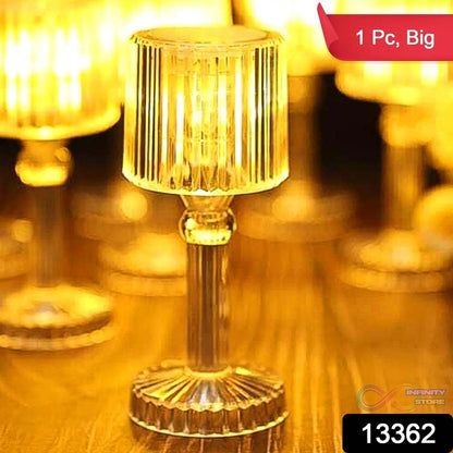 Big Acrylic LED Desk Lamps Table Lamp Portable Crystal (1 Pc / Big) - infinityexculsivestore.com