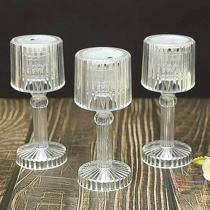 Big Acrylic LED Desk Lamps Table Lamp Portable Crystal (1 Pc / Big) - infinityexculsivestore.com