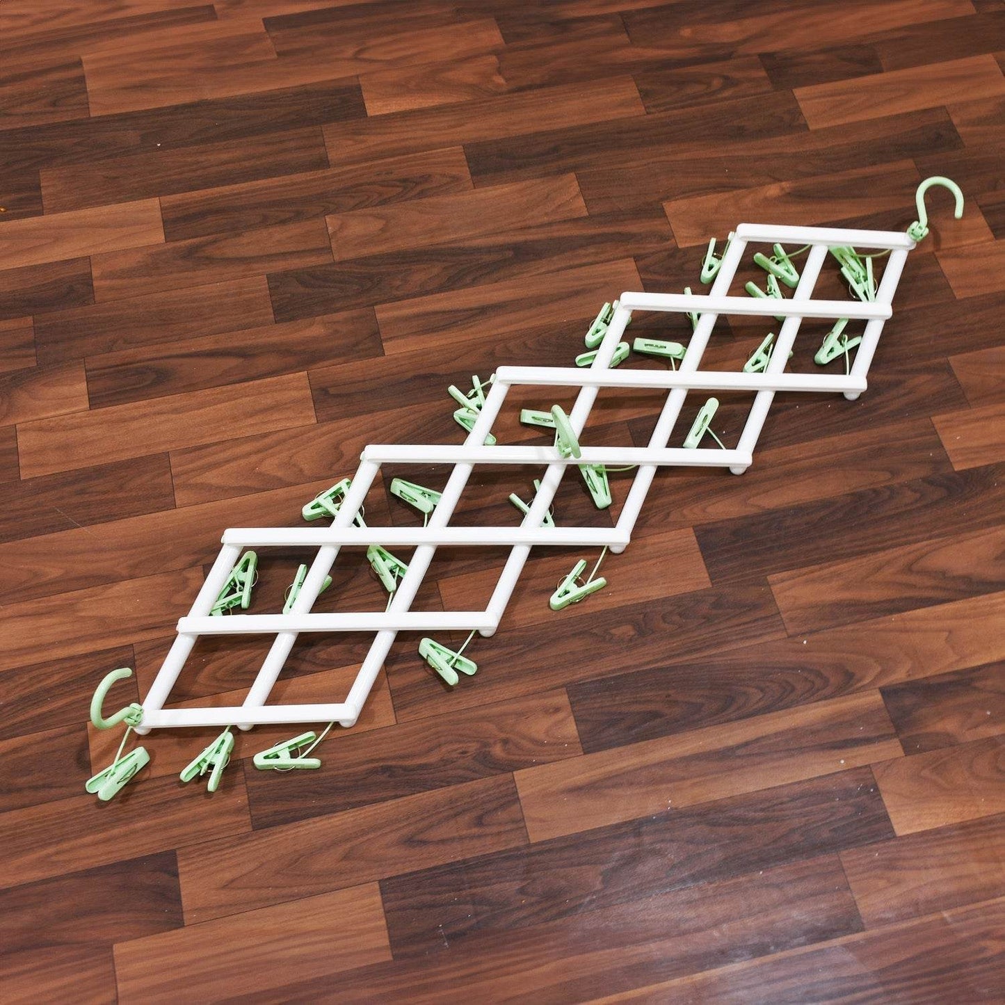 Big Adjustable Clothes Hanger, Windproof Tumble Dryer, Extendable, Socks Washing Liner, Plastic Drying Rack, Sock Hanger, Foldable Hanger, Underwear Dryer with 29 Clips - infinityexculsivestore.com