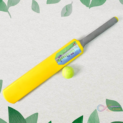 Big Cricket Kit, Cricket Set with 1 Cricket Bat, 1 Rubber Ball, Bails, 3 Stumps with Stand Base - infinityexculsivestore.com