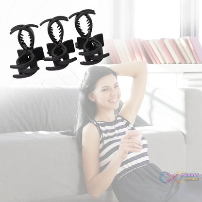 Big Hair Clips for Girls Kids Hair Accessories (6 Pcs Set / Black) - infinityexculsivestore.com