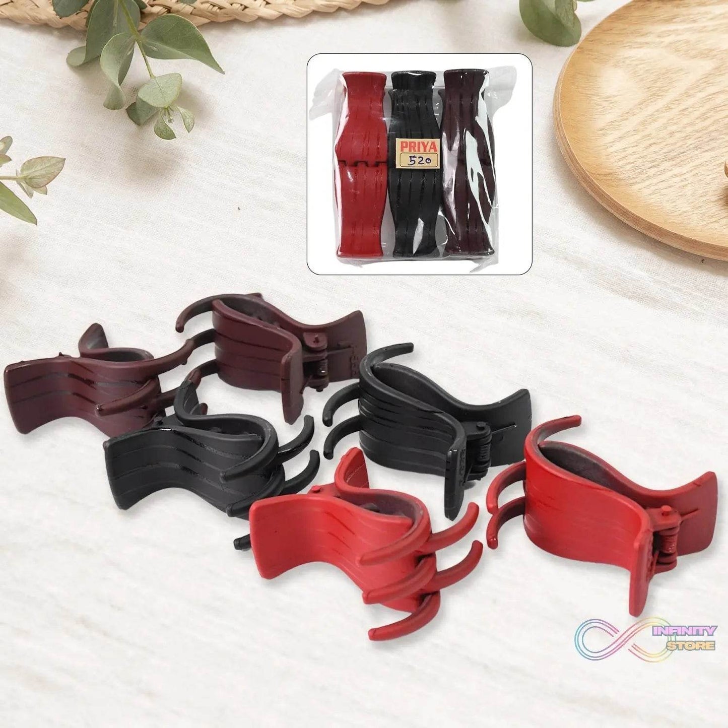 Big Hair Clips for Girls Kids Hair Accessories (6 Pcs Set / Multi Color) - infinityexculsivestore.com