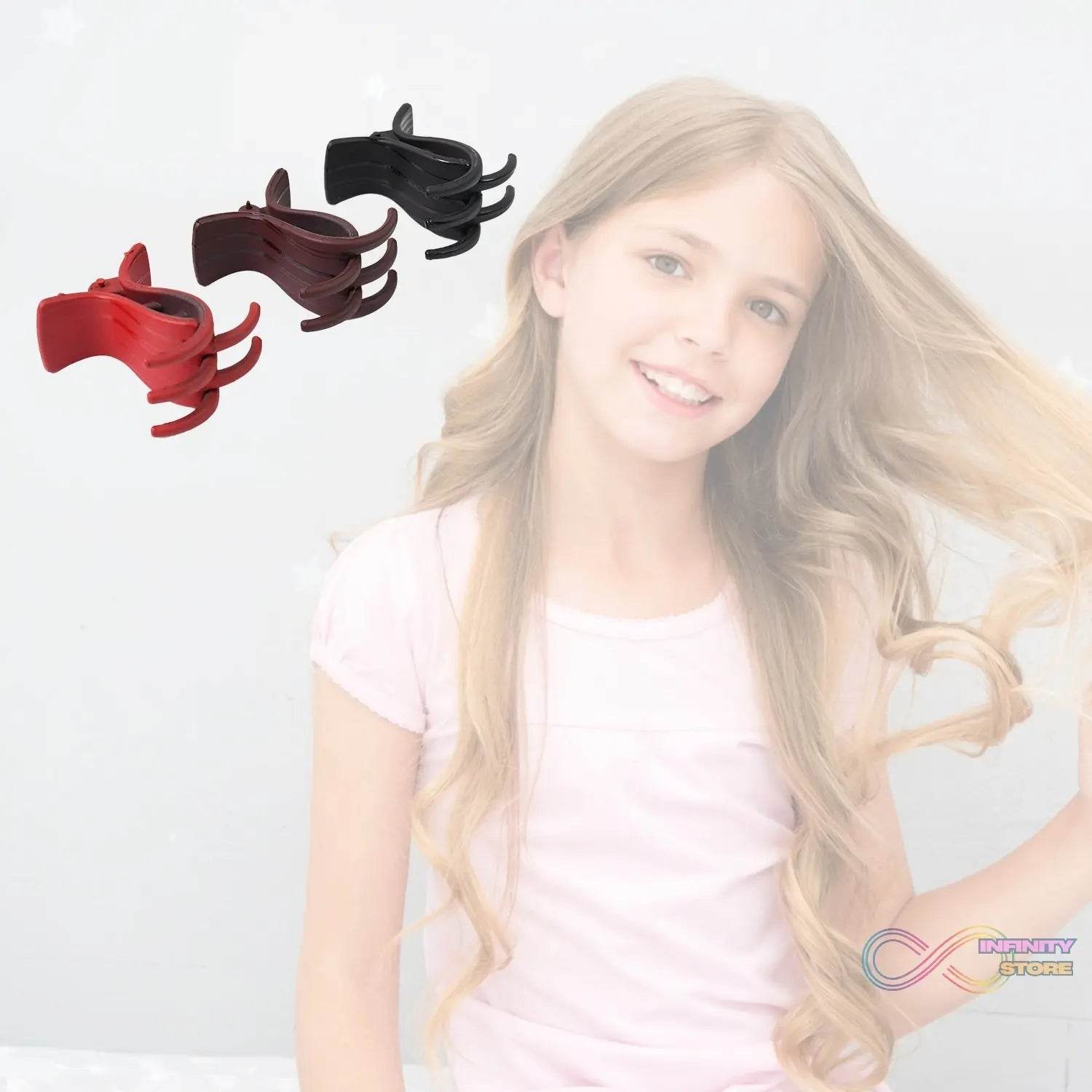 Big Hair Clips for Girls Kids Hair Accessories (6 Pcs Set / Multi Color) - infinityexculsivestore.com