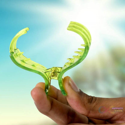 Big Hair Clips for Girls Kids Hair Accessories (6 Pcs Set / Transparent) - infinityexculsivestore.com