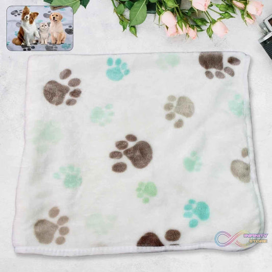 Big Pet Soft Blanket / Towel, Warm Sleep Mat (1 Pc / Mix Color & Design & Size) - infinityexculsivestore.com