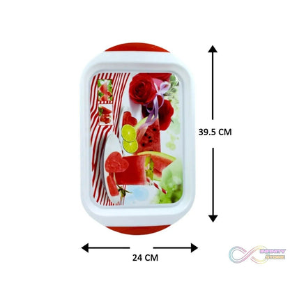 Big Plastic Tray for Kitchen and General Purpose - infinityexculsivestore.com