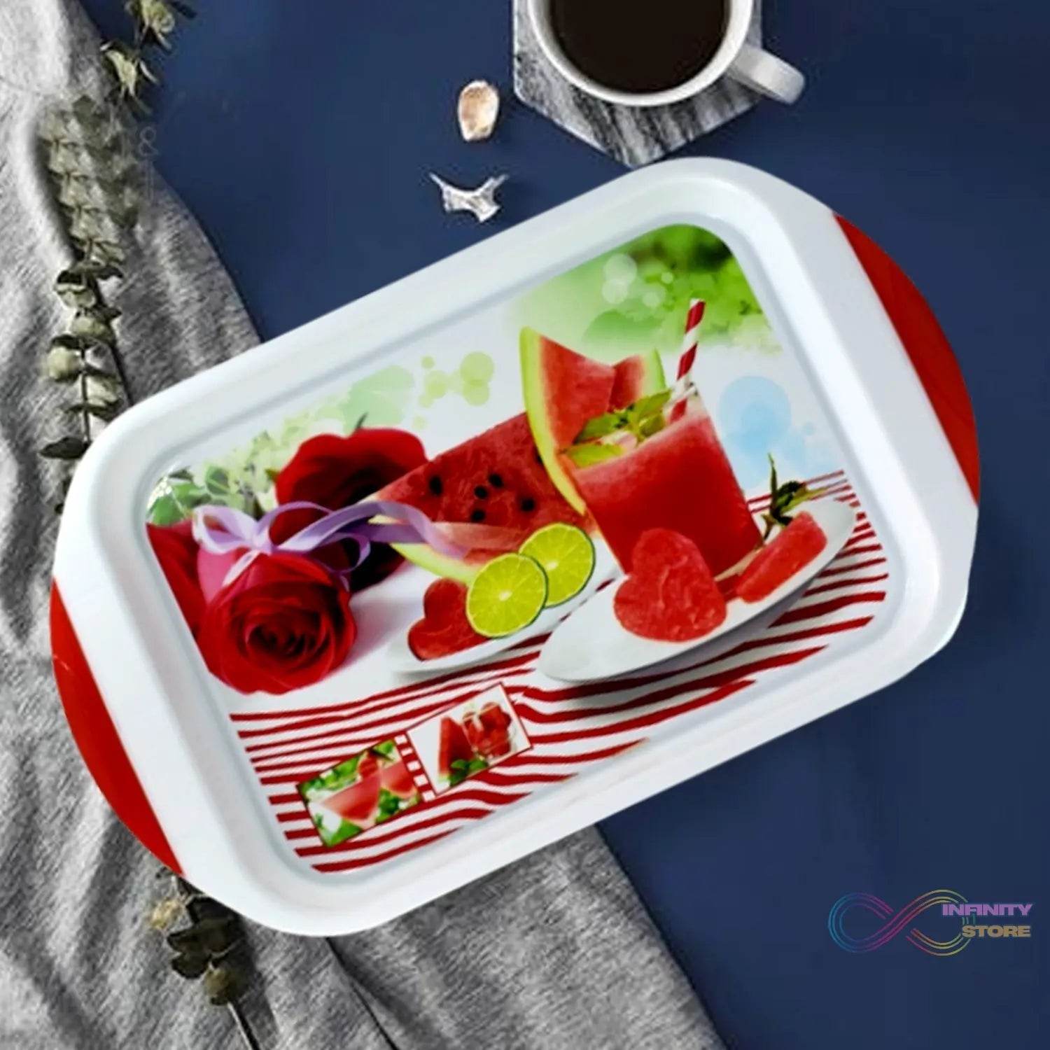 Big Plastic Tray for Kitchen and General Purpose - infinityexculsivestore.com
