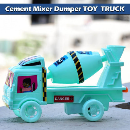 Big Size Heavy Duty Rotating Cement Mixer Dumper Truck Toys for Kids Toddlers Boys and Girls - Construction Toy Friction Vehicle Toy - infinityexculsivestore.com