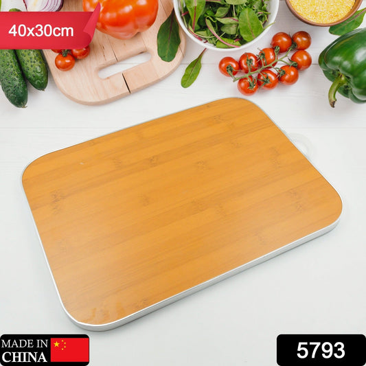 Wooden Chopping Board Big Size Kitchen Chopping Board Household Cutting Board Knife Board Vegetable Cutting and Fruit Multi - purpose Steel Vs Wooden Sticky Board Cutting board For Kitchen Use - infinityexculsivestore.com