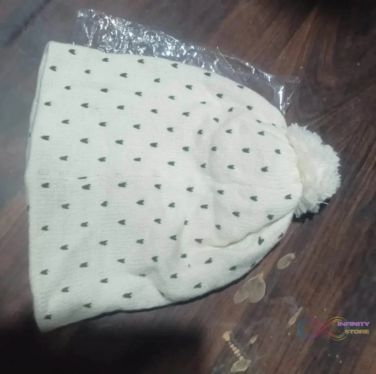 Big Soft Winter Cap, Woolen Inside Fur Beanie Cap (1 Pc / Mix Design & Color) - infinityexculsivestore.com