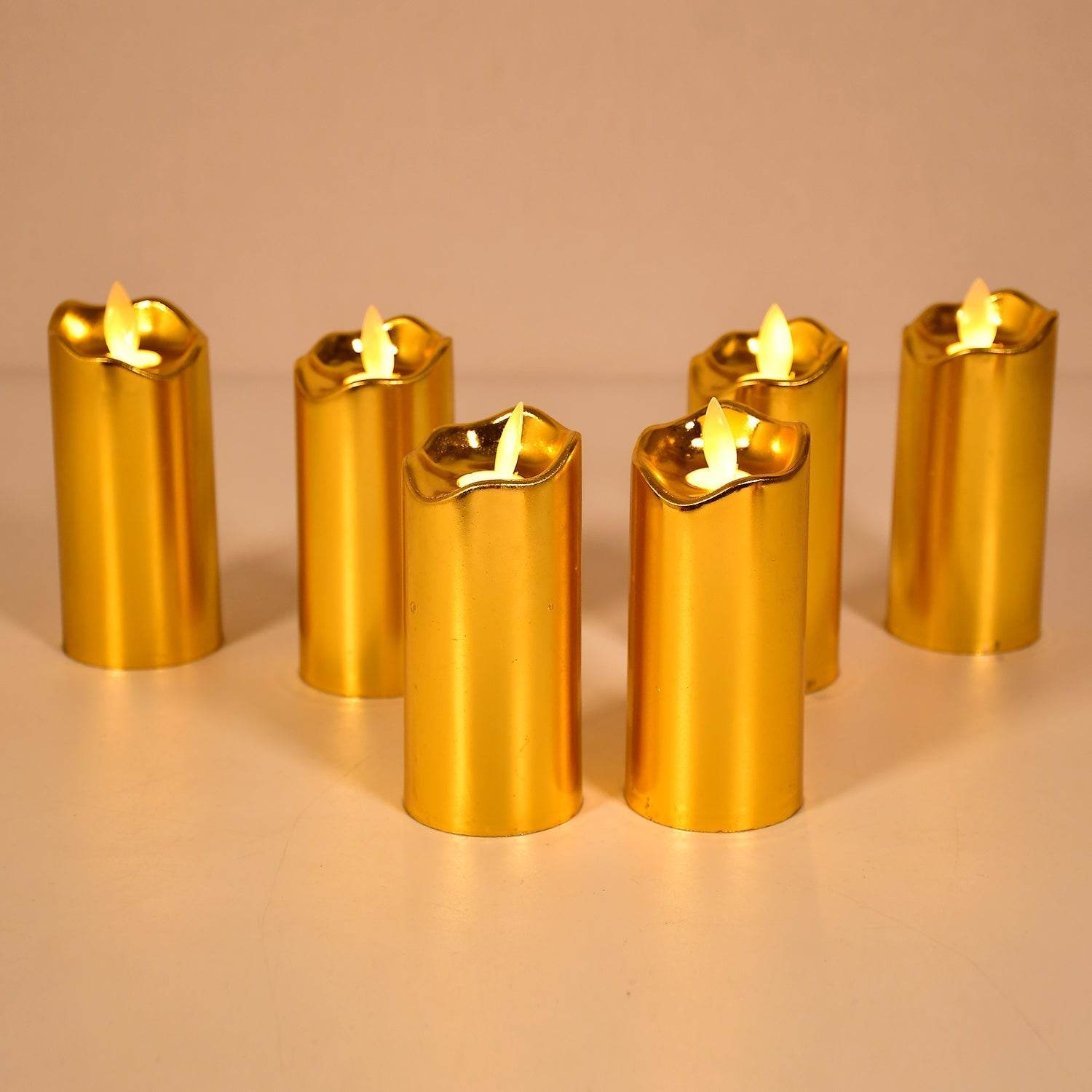 Big Swinging Candle 12pcs For Wedding Decoration And Birthday Party - infinityexculsivestore.com