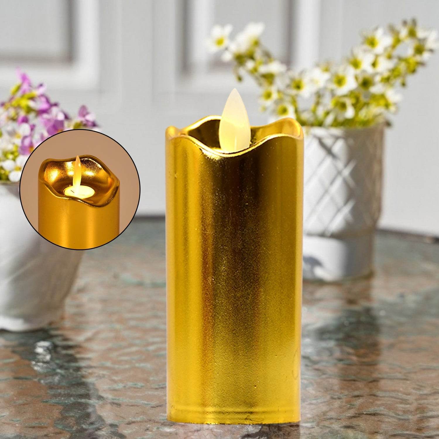 Big Swinging Candle 12pcs For Wedding Decoration And Birthday Party - infinityexculsivestore.com
