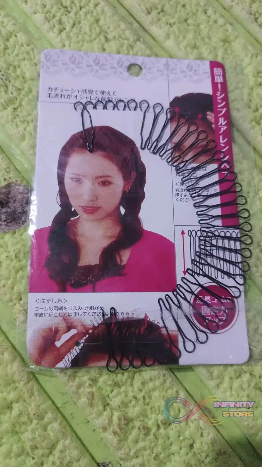 Big U Shape Hair Finishing Fixer Styling Tool for Women Girls (1 Pc) - infinityexculsivestore.com