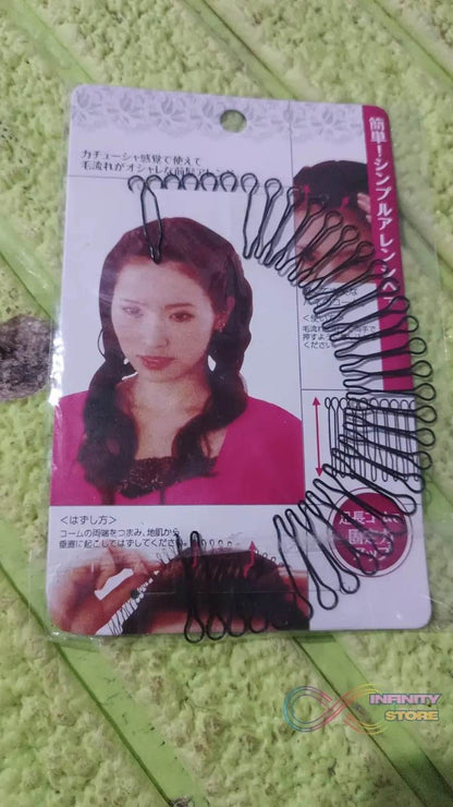 Big U Shape Hair Finishing Fixer Styling Tool for Women Girls (1 Pc) - infinityexculsivestore.com