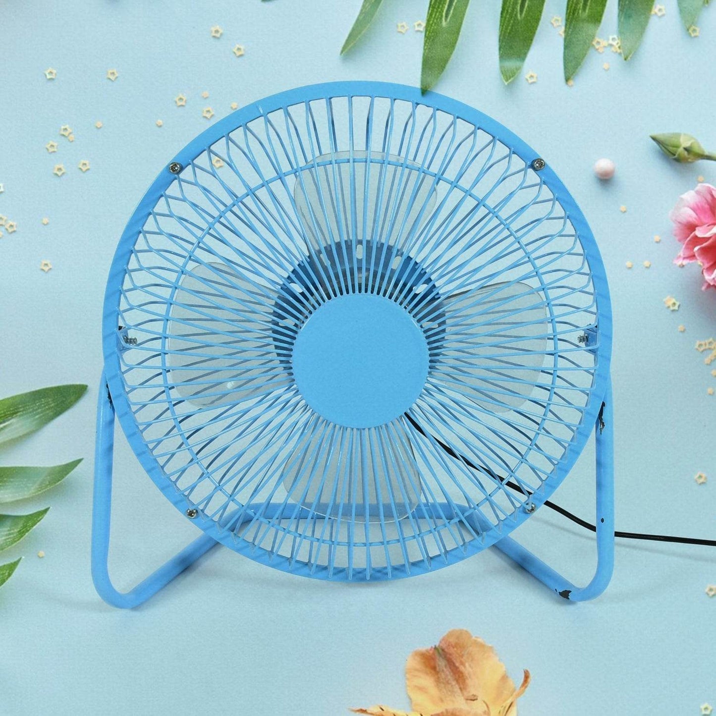 Big USB Table Desk Personal Metal Electronic Fan, Compatible with Computers, Laptops, Student Dormitory, Suitable For Office, School Use (1 Pc) - infinityexculsivestore.com