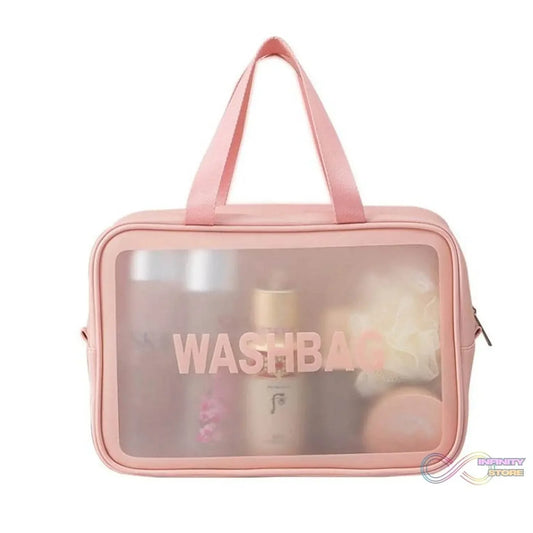 Big Zippered Cosmetic Pouch, Toiletry Bag for Cosmetics (1 Pc) - infinityexculsivestore.com