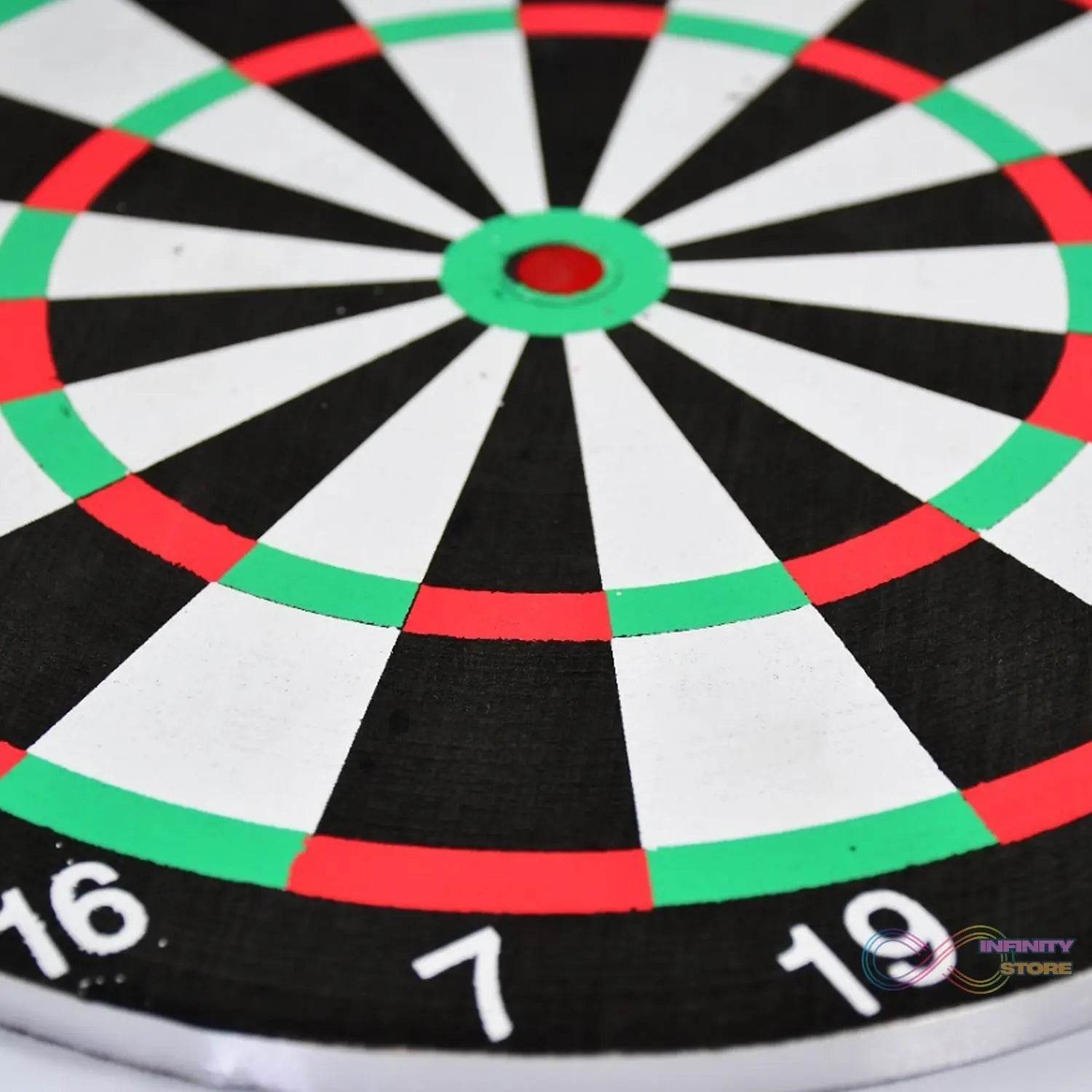 Big size double faced portable dart board with 4 darts set for kids children. indoor sports games board game dart board game. - infinityexculsivestore.com