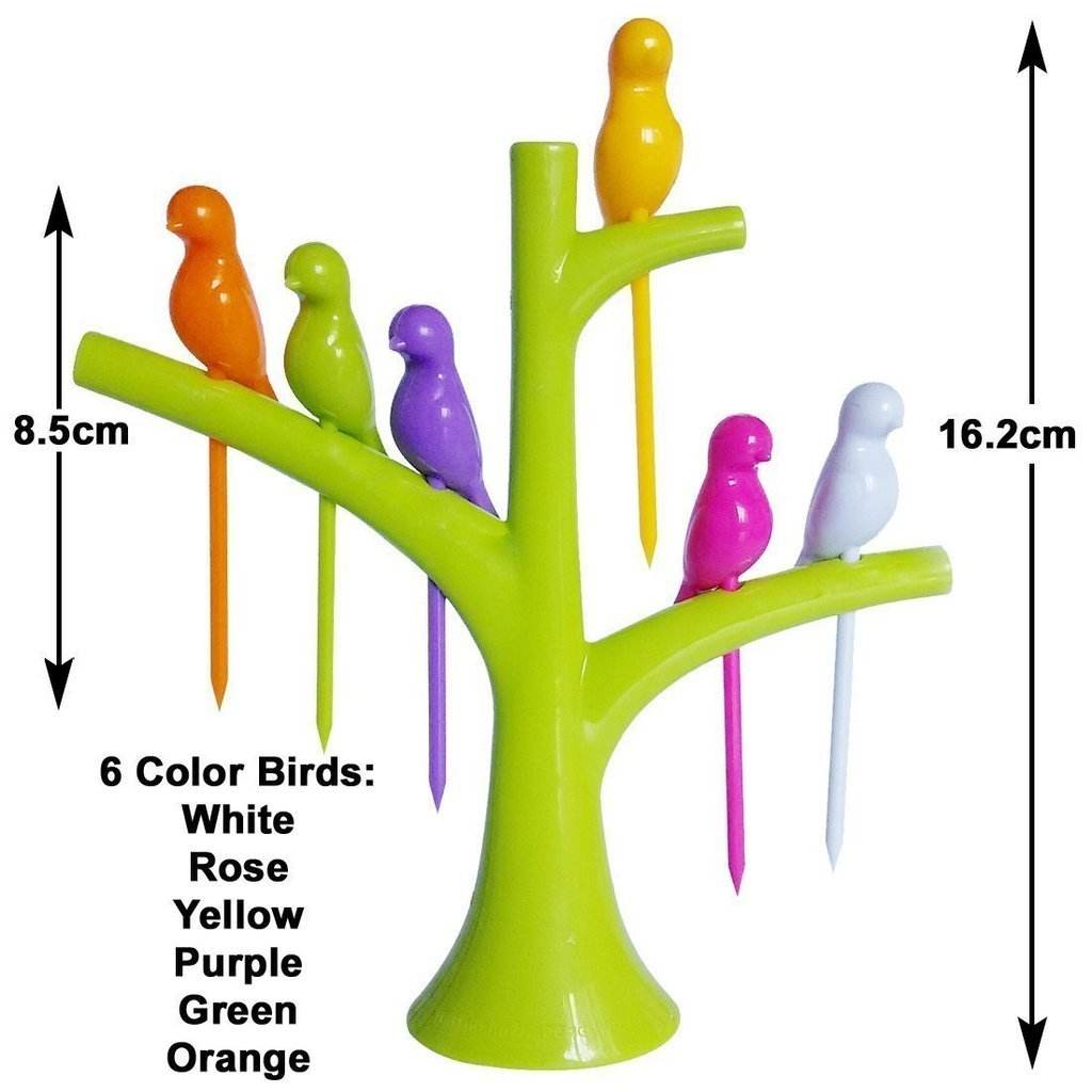 Bird Fork | Kids fruit fork | Table Decor - infinityexculsivestore.com