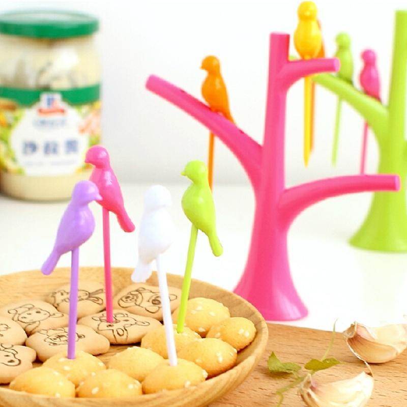 Bird Fork | Kids fruit fork | Table Decor - infinityexculsivestore.com