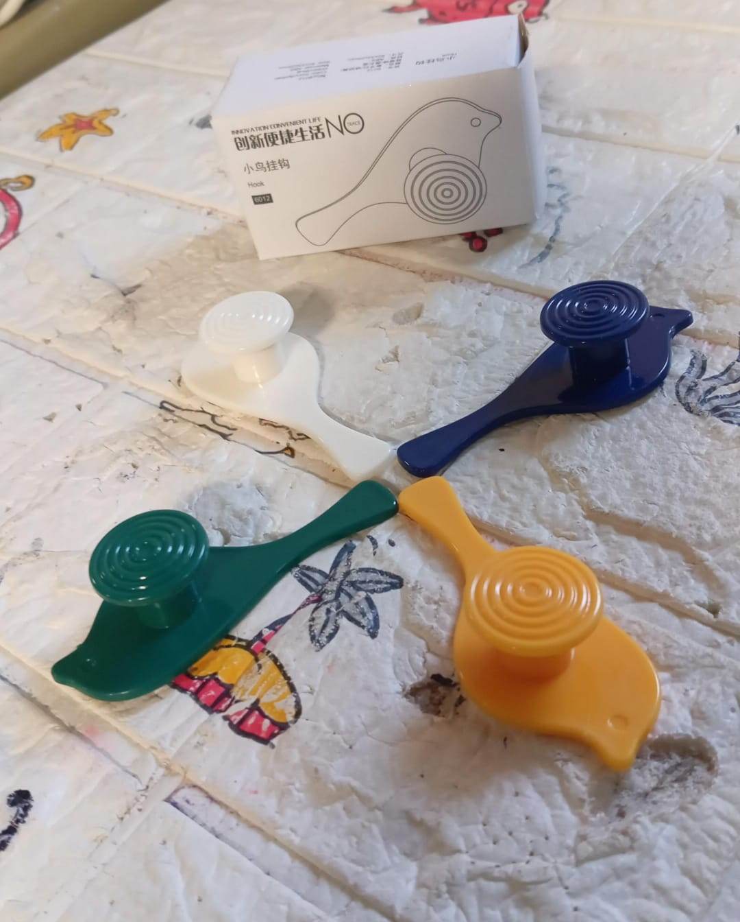 Bird Hook self Adhesive Hooks Wall Mounted Hook Shower Towel Hook Hat Hooks Rack Coat Hook Door Back Hook Adhesive Hooks for Wall Novelty Wall Hook (4 Pc Set) - infinityexculsivestore.com