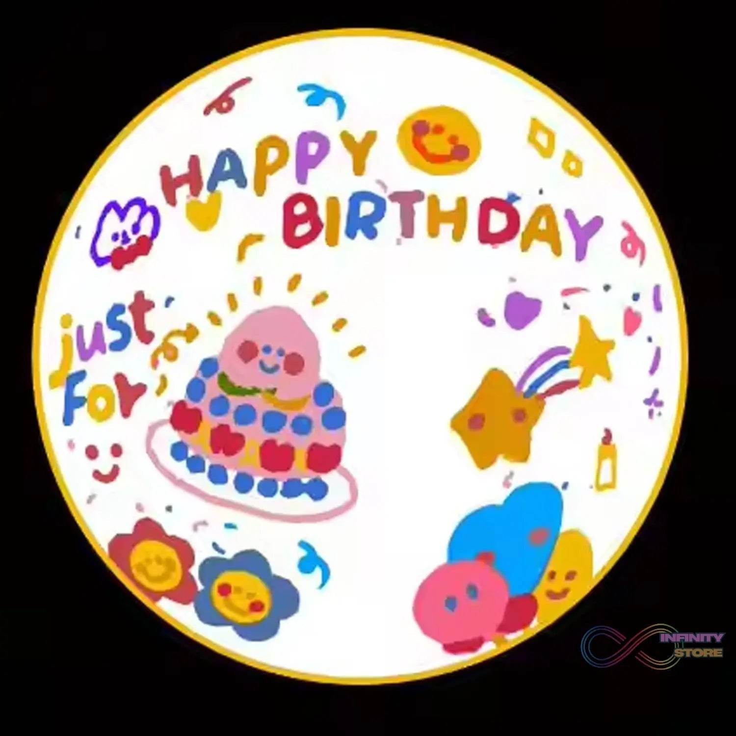 Birthday Projector with 8 Slides Patterns (1 Set) - infinityexculsivestore.com