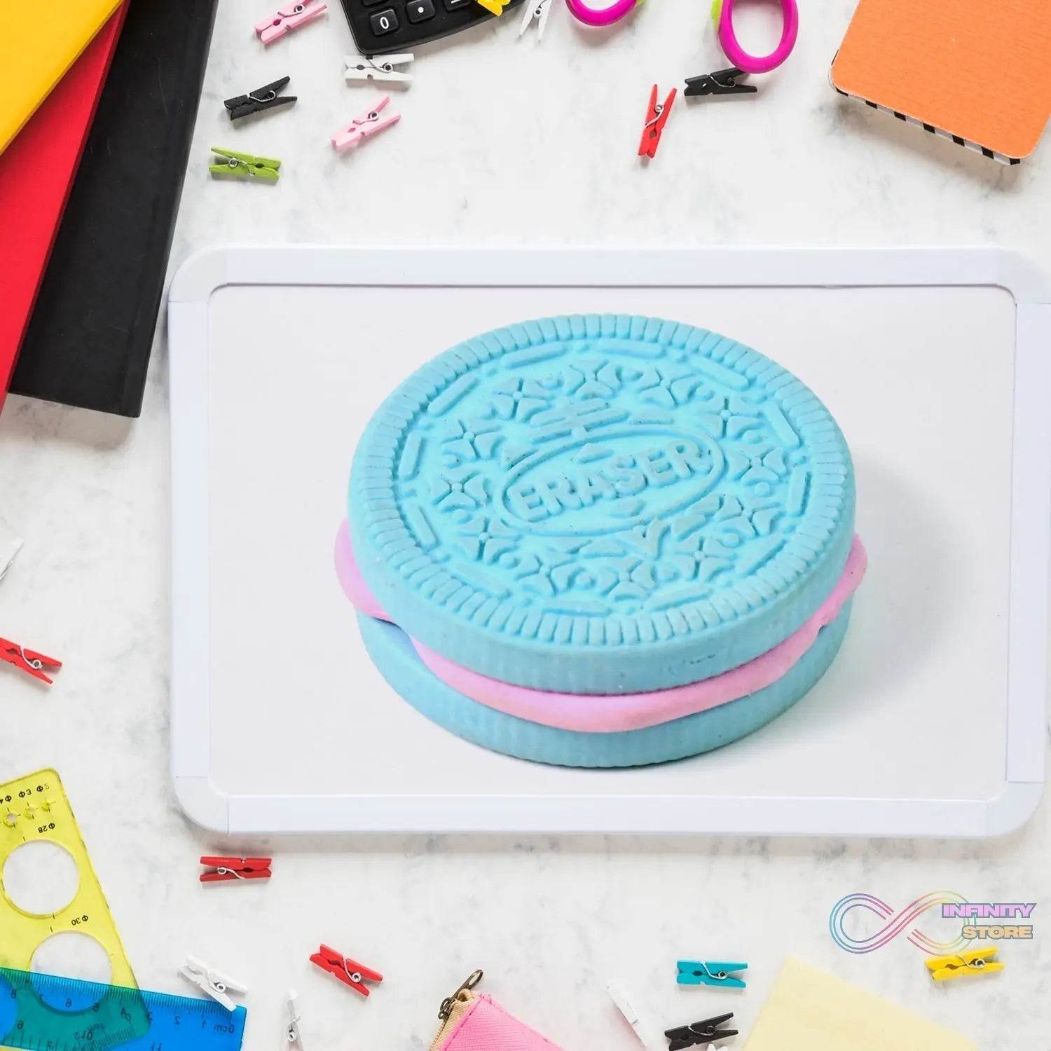 Biscuit Shape Eraser Unique Designs & Patterns (1 Pc) - infinityexculsivestore.com