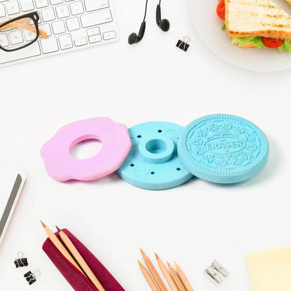 Biscuit Shape Eraser Unique Designs & Patterns (1 Pc) - infinityexculsivestore.com