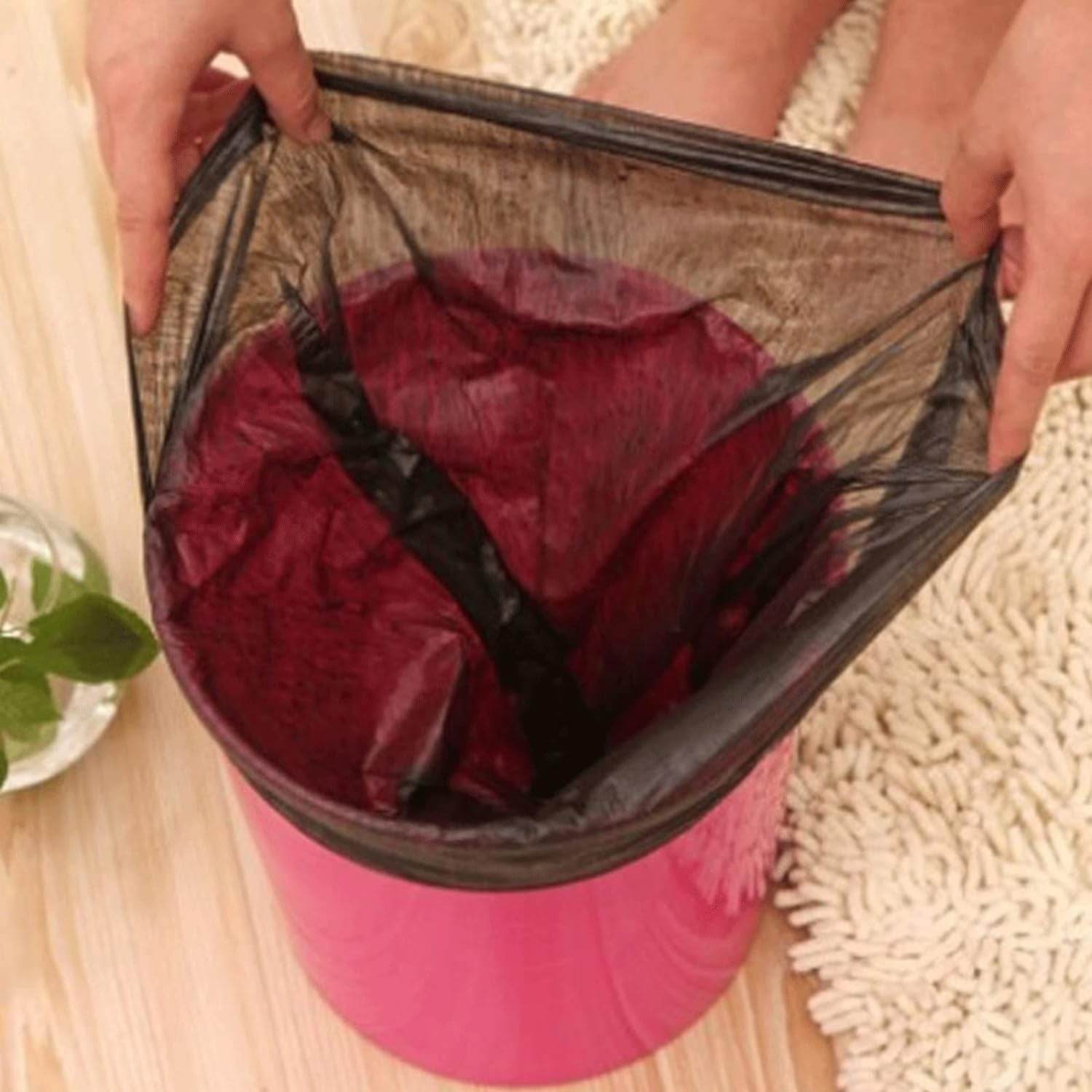 Black Garbage Bags / Dustbin Bags / Trash Bags 45x50cm (1Pc) - infinityexculsivestore.com