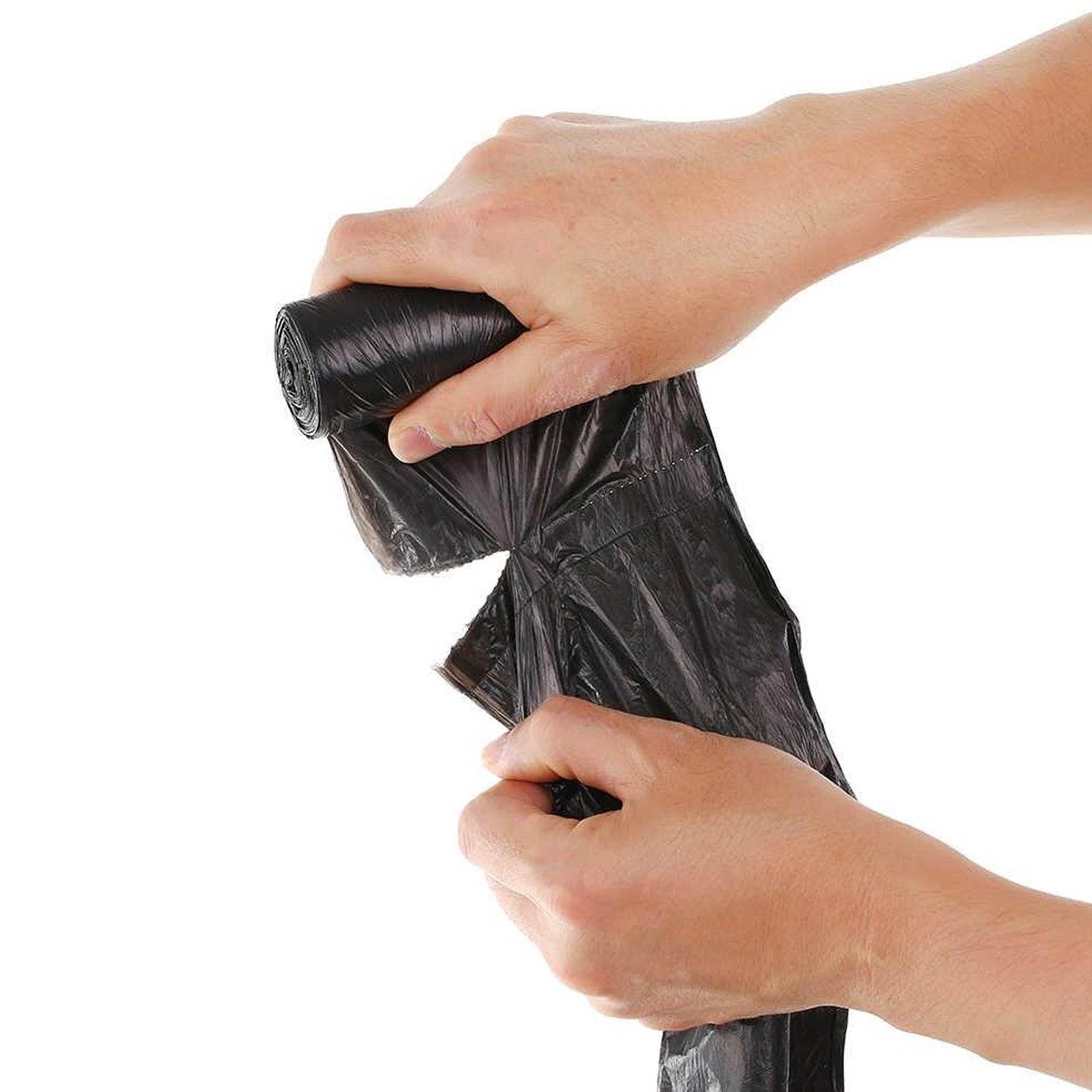 Black Garbage Bags / Dustbin Bags / Trash Bags 45x50cm (1Pc) - infinityexculsivestore.com