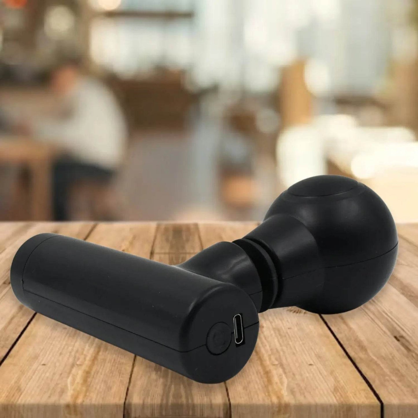 Black Mini Pocket Size Massager, Full Body Massager, Cordless One Button Operation for Body Pain & Relaxation - infinityexculsivestore.com