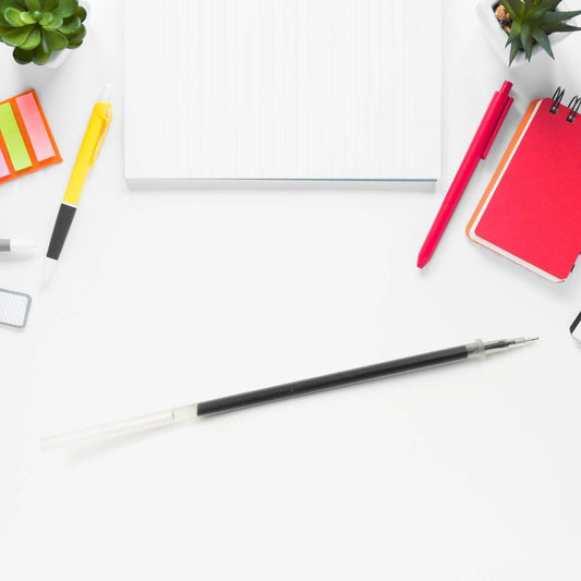 Black Pen Refill All Round Ball Pen Refill Smooth Writing Pen Refill all Pen Suitable (1 Pc) - infinityexculsivestore.com