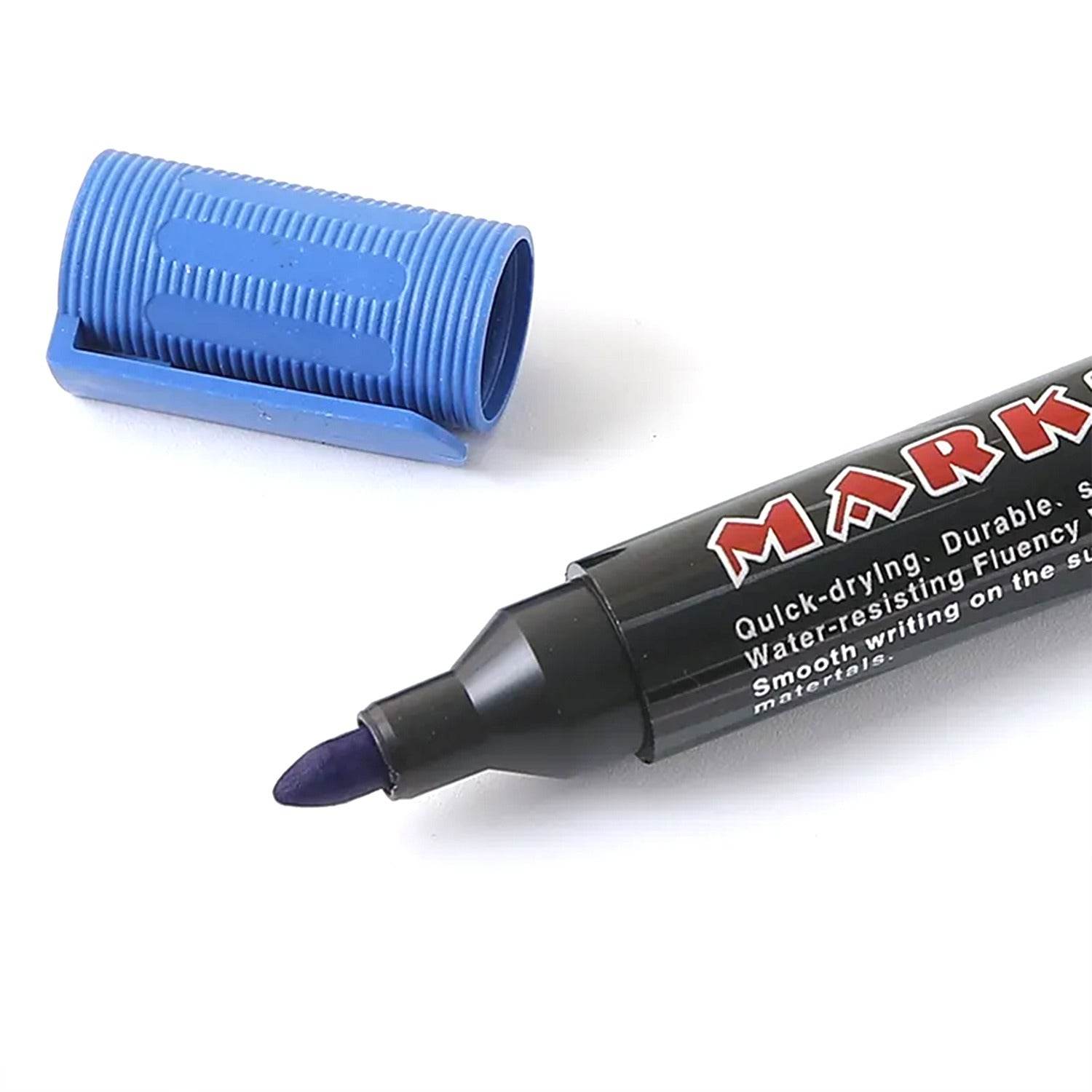 Black Permanent Marker Leak Proof Marker Craftworks, School Projects and Other | Suitable for Office and Home Use (Pack Of 12 Pc) - infinityexculsivestore.com