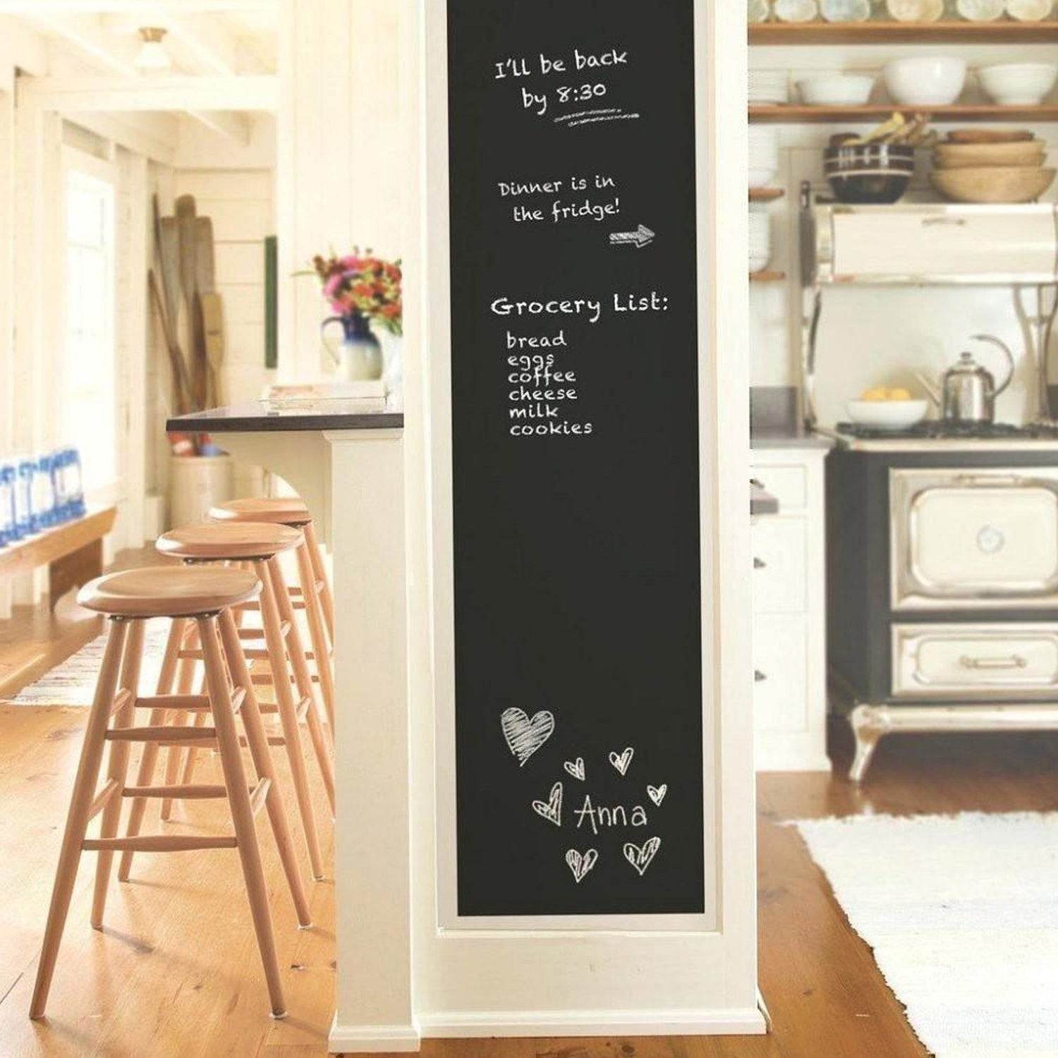 Blackboard Erasable Wall Sticker Chalkboard Sticker Removable Blackboard Wall Stickers Mural for Kids Room - infinityexculsivestore.com