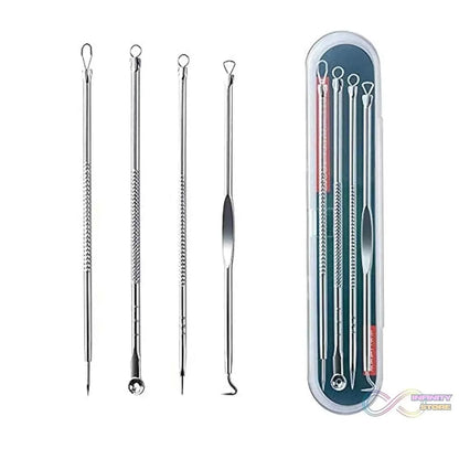 Blackhead Remover, 4-in-1 Stainless Steel Pimple Extractor Tool (1 Pc) - infinityexculsivestore.com