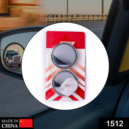 Blind Spot Round Wide Angle Adjustable Convex Rear View Mirror - Pack of 2 - infinityexculsivestore.com