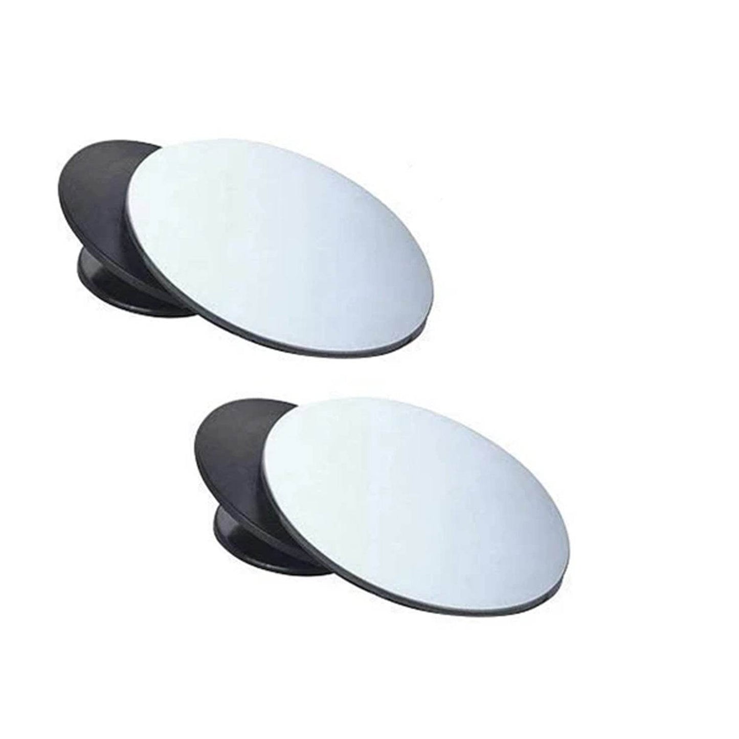 Blind Spot Round Wide Angle Adjustable Convex Rear View Mirror - Pack of 2 - infinityexculsivestore.com