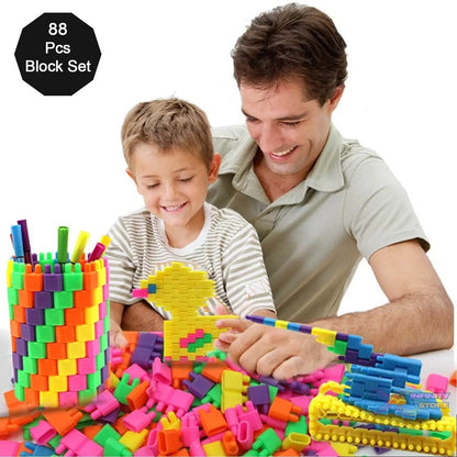 Blocks for Kids House Construction Building - infinityexculsivestore.com