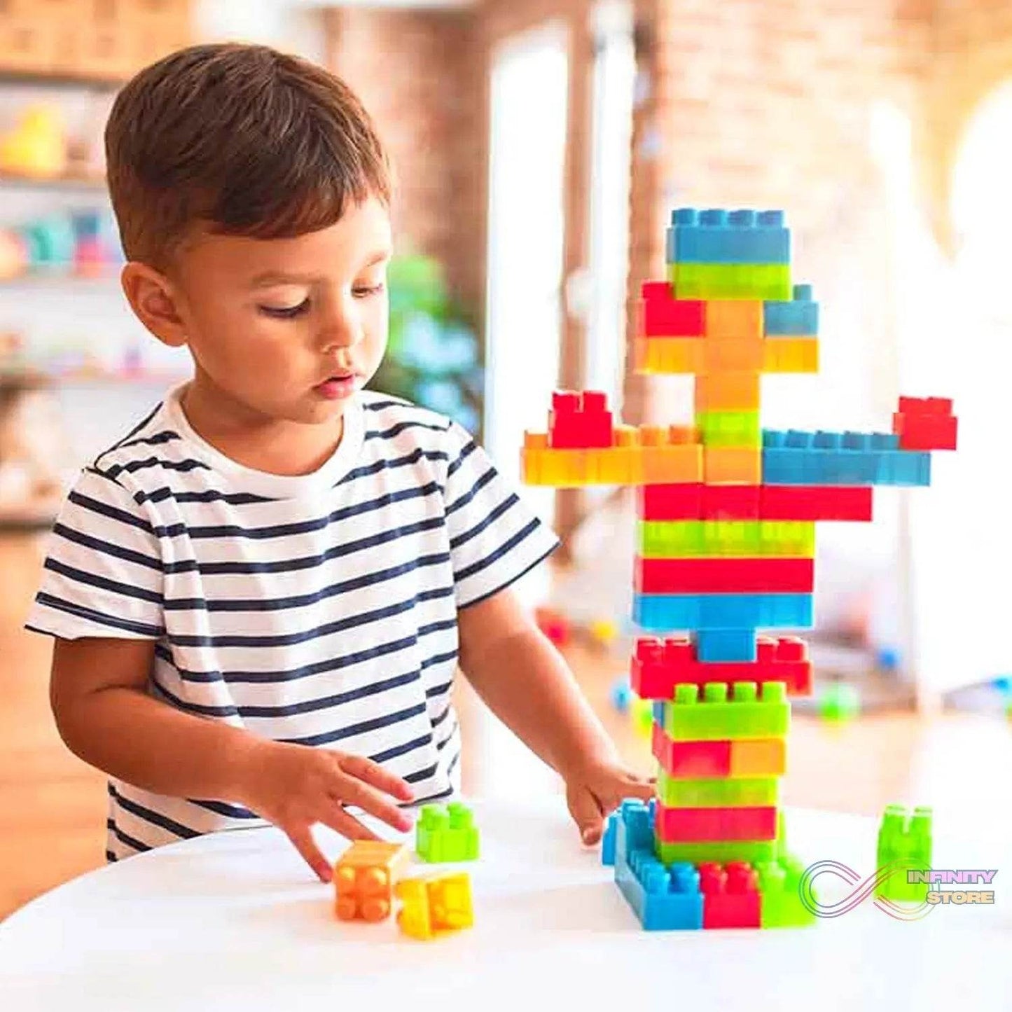 Blocks for Kids House Construction Building - infinityexculsivestore.com