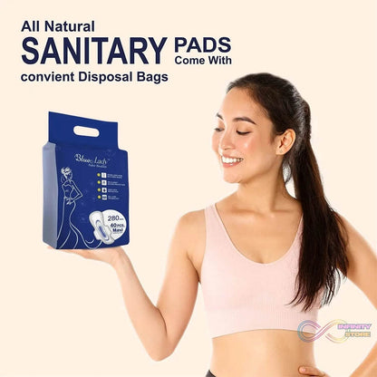 Blue Lady Extra Long Pads With Wides Wings Sanitary Pads – 280 mm, 40-Pack - infinityexculsivestore.com