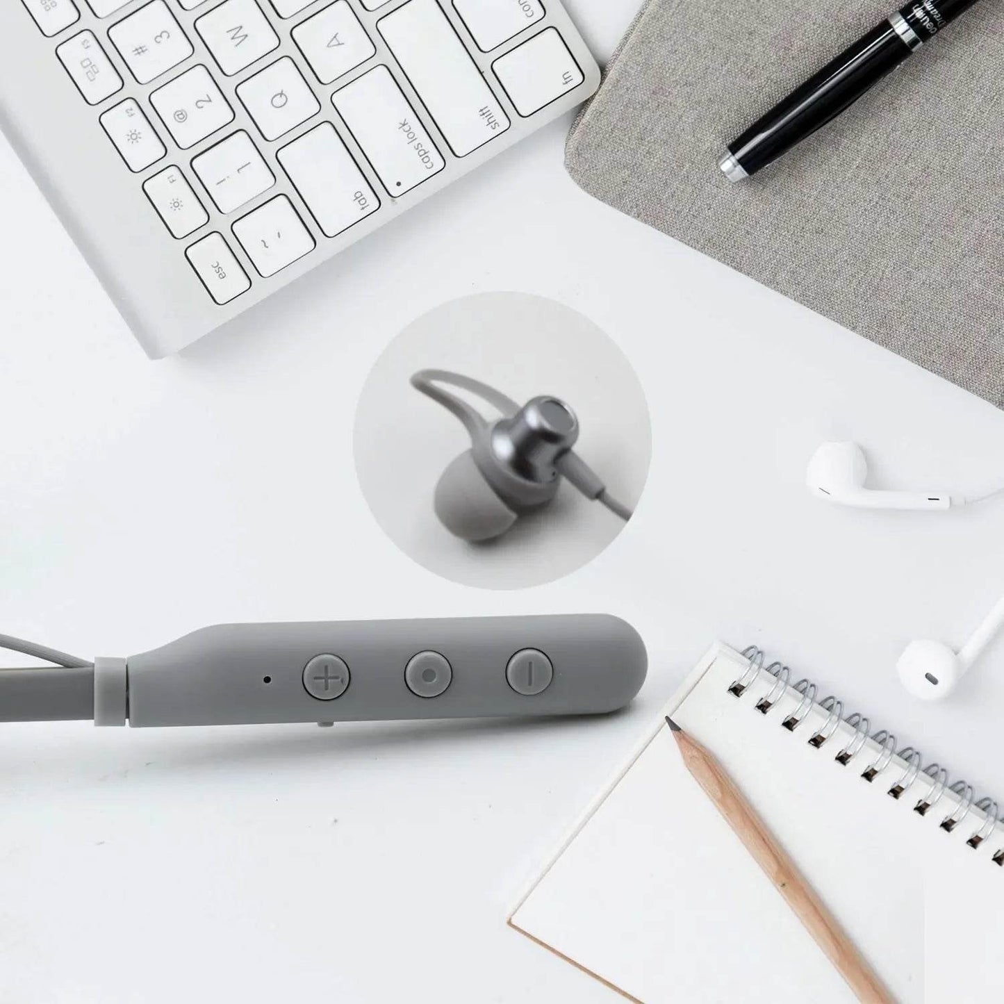 Bluetooth Headphone Neckband, Magnetic Earbuds (1 Pc) - infinityexculsivestore.com