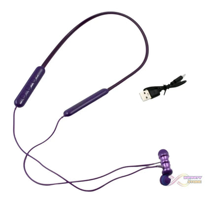 Bluetooth Headphone Neckband Sweat Resistant, Magnetic Earbuds (1 Pc) - infinityexculsivestore.com