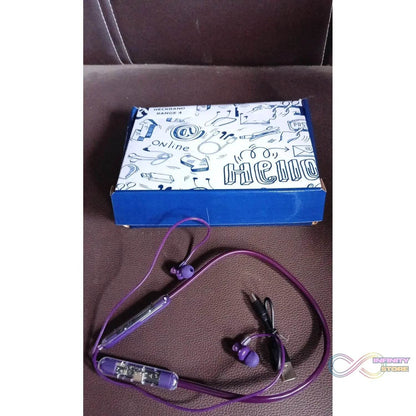 Bluetooth Headphone Neckband Sweat Resistant, Magnetic Earbuds (1 Pc) - infinityexculsivestore.com