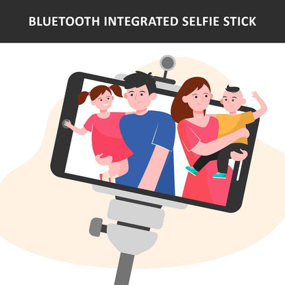 Bluetooth Selfie Stick, Portable Phone Tripod Stand for Mobile - infinityexculsivestore.com