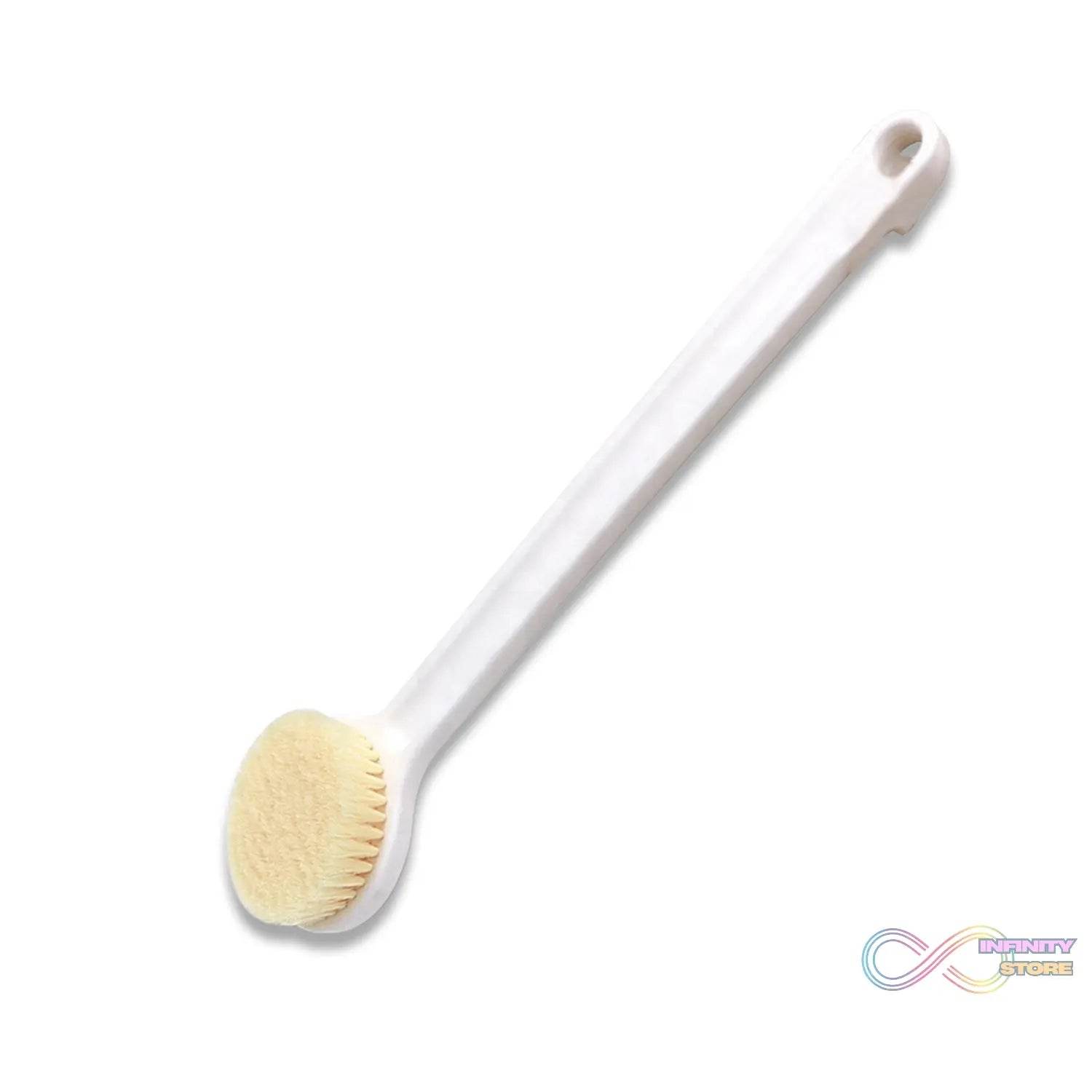 Body Brush Long Handle Dry Brush Soft Bristle Bath Brush Back Scrub Exfoliating Massage. - infinityexculsivestore.com