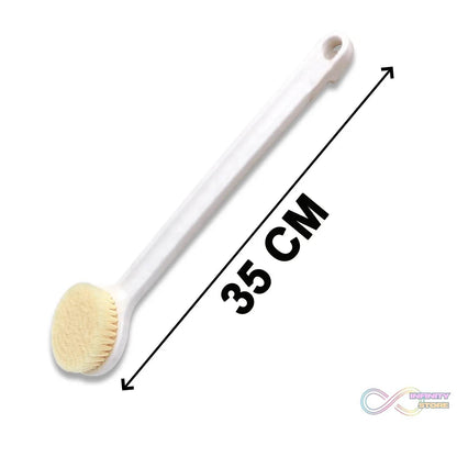 Body Brush Long Handle Dry Brush Soft Bristle Bath Brush Back Scrub Exfoliating Massage. - infinityexculsivestore.com