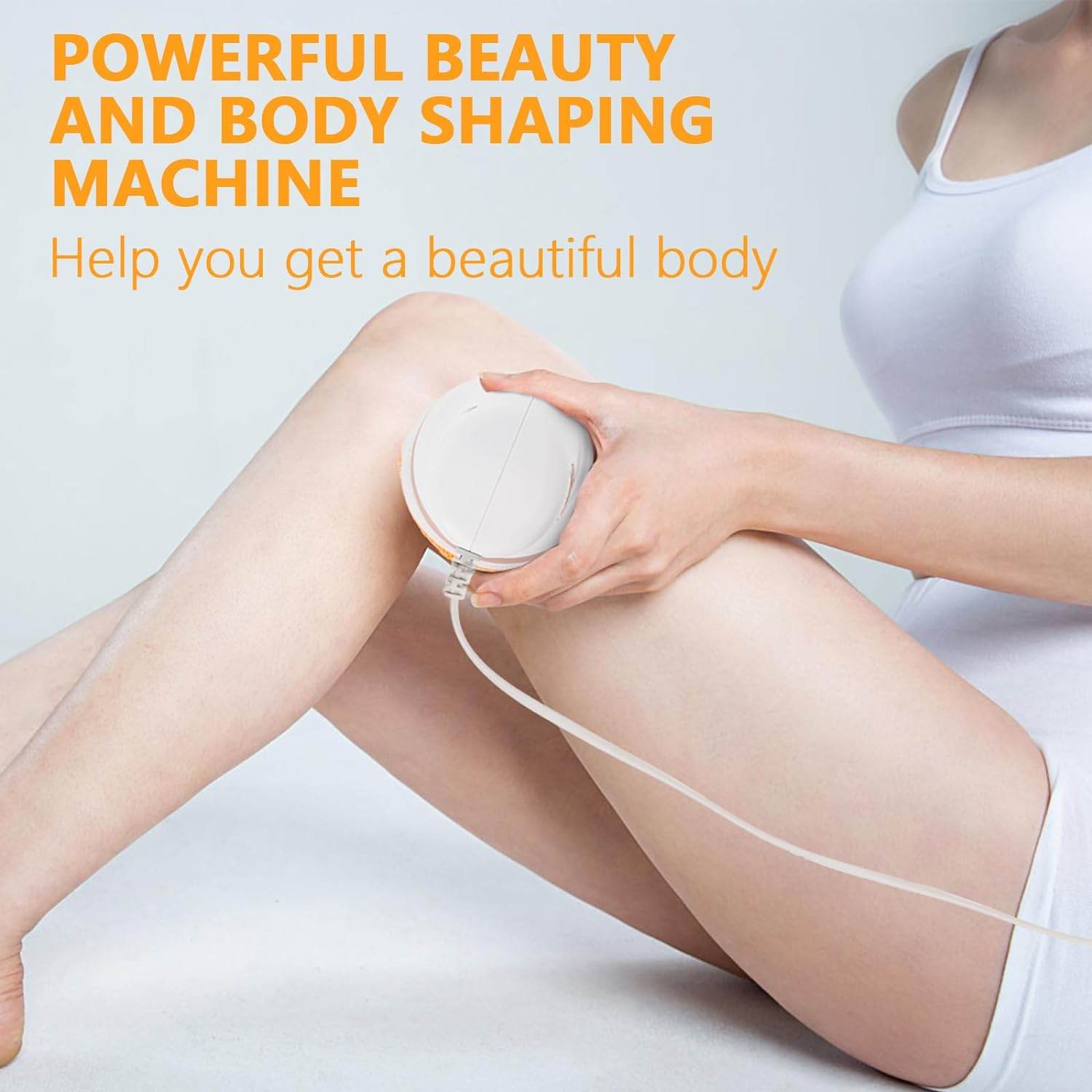 Body Massager Shaping Machine | Body Sculpting Massager with 3 Washable Pads |Adjustable Speeds | Electric Handheld Massager for Belly, Waist, Legs, Arms, Butt (1 Pc) - infinityexculsivestore.com