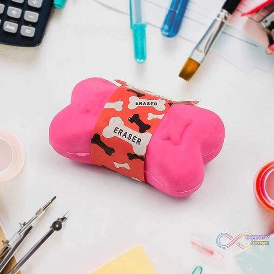 Bone Erasers Cartoon Eraser (1 Pc / Mix Colour) - infinityexculsivestore.com