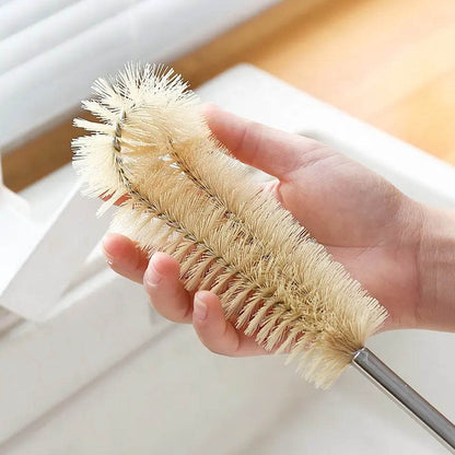 Bottle Brush with Curved Head Long Handle Washing Brush for Baby Bottles Jugs for Teapots, Sports Water Bottles, Coffee Pots, Juice Jars - infinityexculsivestore.com